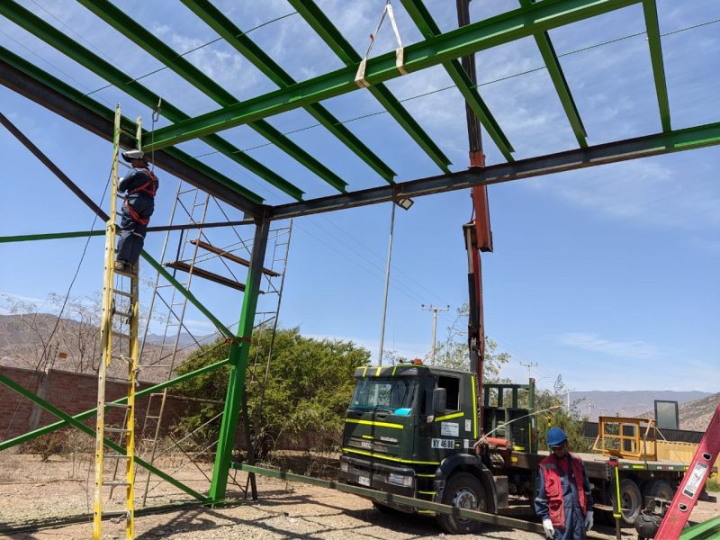 Cubierta estructura torre, knauf
